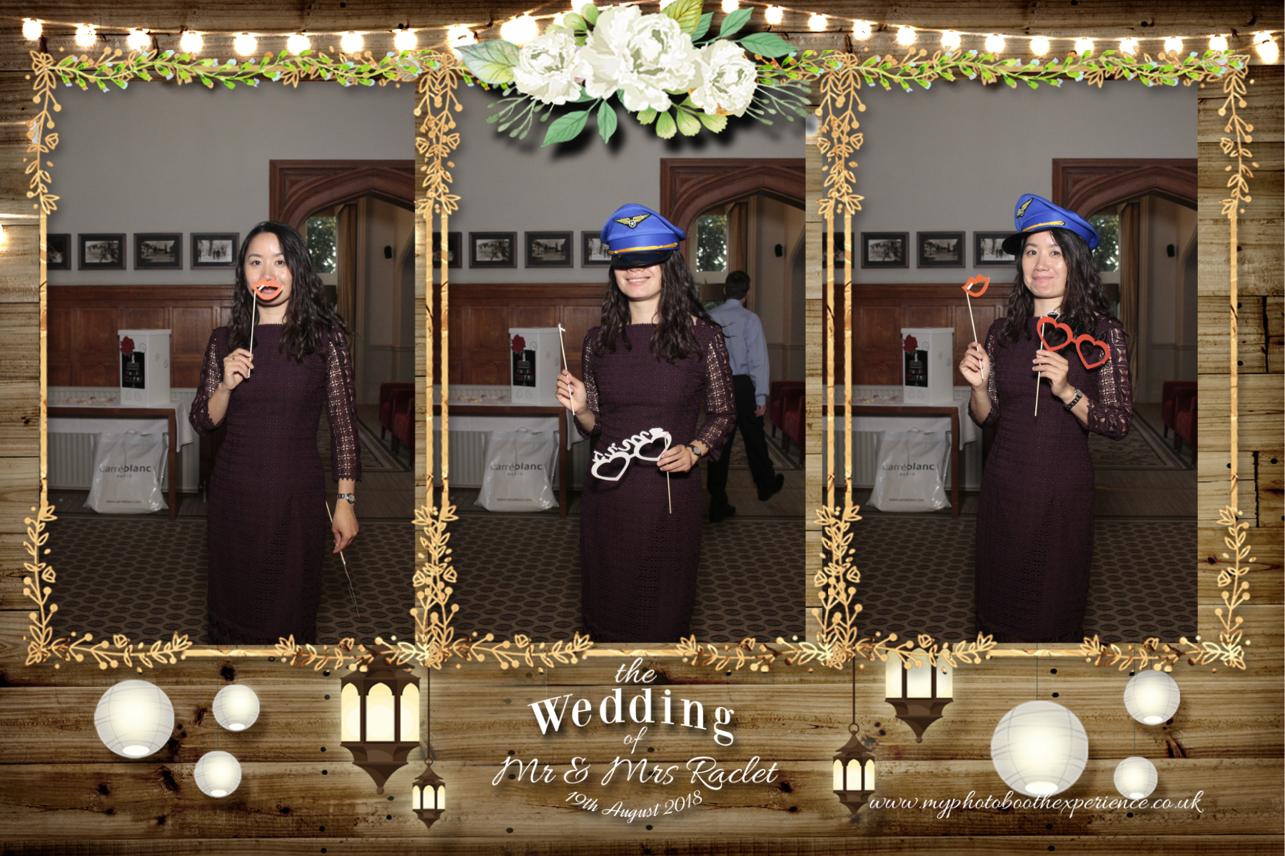 Mr & Mrs Raclet | View more photos from the event at gallery.myphotoboothexperience.co.uk/u/MyPhotoBoothExperienceLtd/Mr-Mrs-Raclet